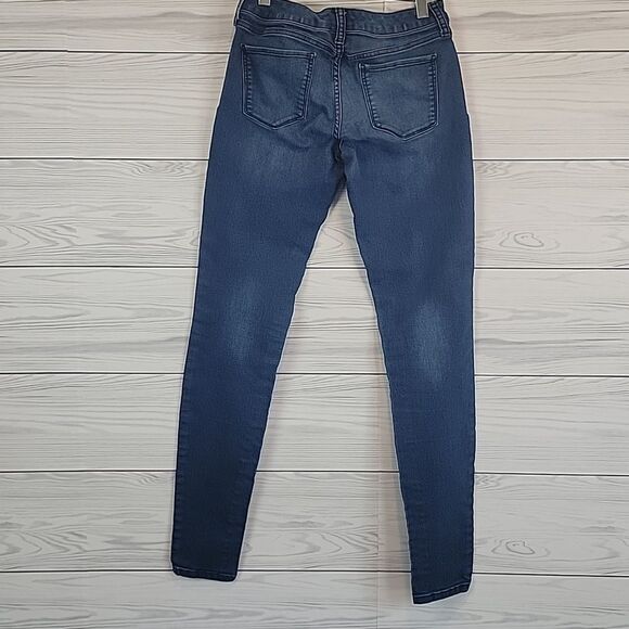 Decree Blue Denim Stretch Skinny Jeans Womens Size Waist 26" - Picture 7 of 13